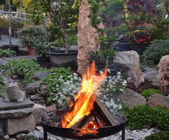 Feuer als Element wird immer beliebter im Garten