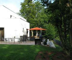 Hangabschluss einer Terrasse
